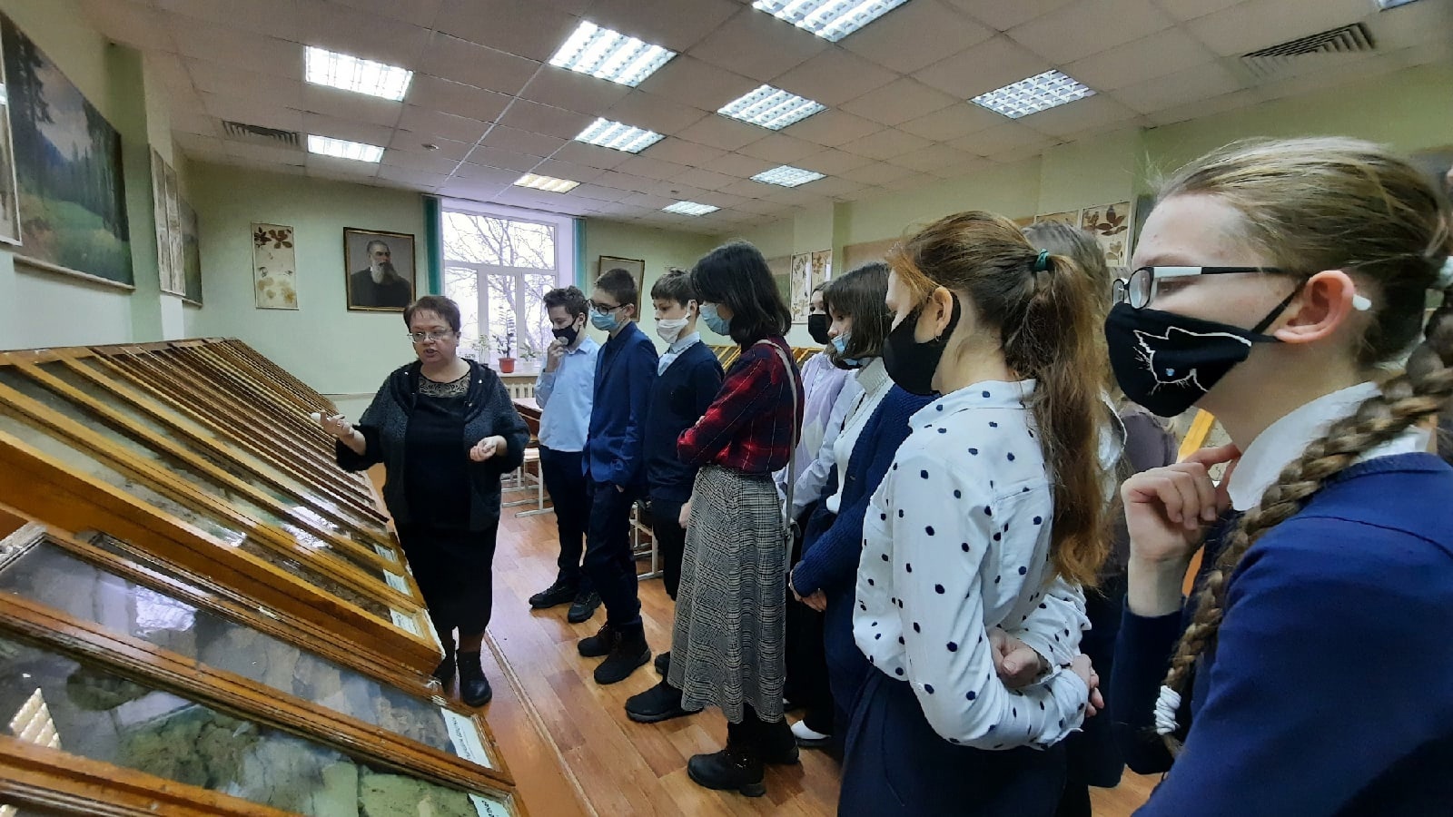 Учащиеся «Агрокласса» в музее ИжГСХА
